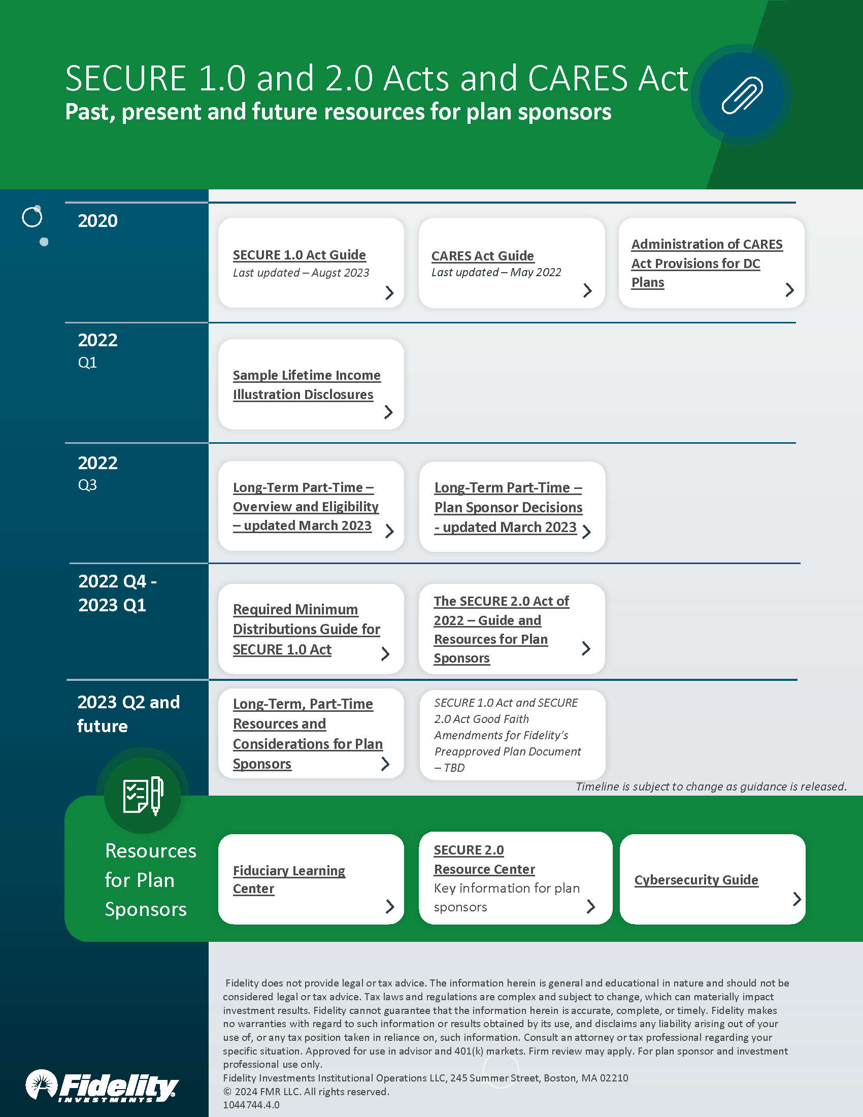 SECURE and CARES Act Resource Guide